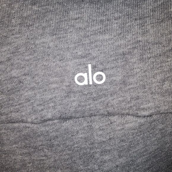 Alo Yoga Haze Funnel Neck Pullover Sweatshirt Sz S comfy Cottagecore Atheleisure - Picture 12 of 15